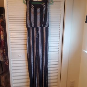 Striped Jumpsuit